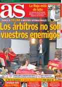 Portada diario AS del 8 de Junio de 2012