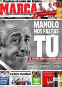 Portada diario Marca del 8 de Junio de 2012