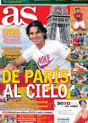 Portada diario AS del 12 de Junio de 2012