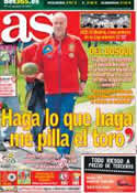 Portada diario AS del 13 de Junio de 2012