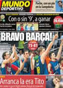 Portada Mundo Deportivo del 14 de Junio de 2012