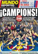 Portada Mundo Deportivo del 17 de Junio de 2012