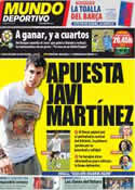 Portada Mundo Deportivo del 18 de Junio de 2012