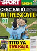 Portada diario Sport del 19 de Junio de 2012