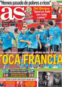 Portada diario AS del 20 de Junio de 2012