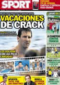 Portada diario Sport del 20 de Junio de 2012