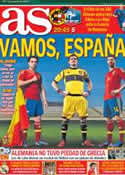 Portada diario AS del 23 de Junio de 2012