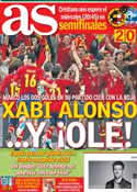 Portada diario AS del 24 de Junio de 2012