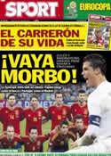 Portada diario Sport del 25 de Junio de 2012