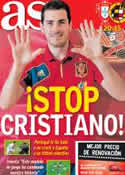 Portada diario AS del 27 de Junio de 2012