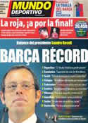 Portada Mundo Deportivo del 27 de Junio de 2012