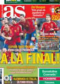 Portada diario AS del 28 de Junio de 2012