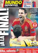 Portada Mundo Deportivo del 28 de Junio de 2012