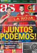 Portada diario AS del 1 de Julio de 2012