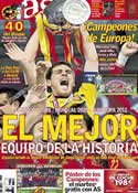 Portada diario AS del 2 de Julio de 2012