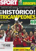 Portada diario Sport del 2 de Julio de 2012