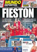 Portada Mundo Deportivo del 3 de Julio de 2012