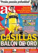 Portada diario AS del 4 de Julio de 2012