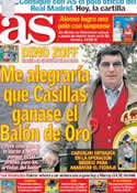 Portada diario AS del 8 de Julio de 2012