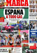 Portada diario Marca del 9 de Julio de 2012