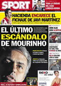 Portada diario Sport del 10 de Julio de 2012