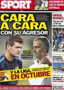 Portada diario Sport del 11 de Julio de 2012