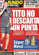 Portada Mundo Deportivo del 13 de Julio de 2012