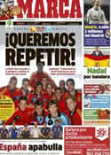 Portada diario Marca del 15 de Julio de 2012