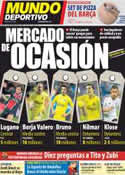 Portada Mundo Deportivo del 15 de Julio de 2012