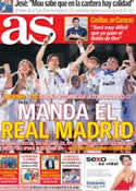 Portada diario AS del 17 de Julio de 2012