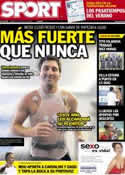 Portada diario Sport del 17 de Julio de 2012