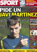 Portada diario Sport del 18 de Julio de 2012