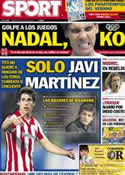 Portada diario Sport del 20 de Julio de 2012