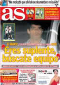 Portada diario AS del 24 de Julio de 2012