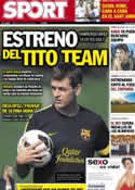 Portada diario Sport del 24 de Julio de 2012