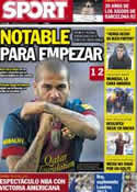 Portada diario Sport del 25 de Julio de 2012