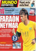 Portada Mundo Deportivo del 27 de Julio de 2012