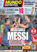 Portada Mundo Deportivo del 29 de Julio de 2012