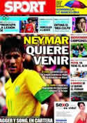 Portada diario Sport del 31 de Julio de 2012