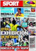 Portada diario Sport del 2 de Agosto de 2012