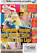 Portada diario AS del 3 de Agosto de 2012