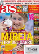 Portada diario AS del 4 de Agosto de 2012