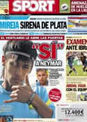 Portada diario Sport del 4 de Agosto de 2012