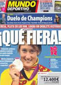 Portada Mundo Deportivo del 4 de Agosto de 2012