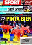 Portada diario Sport del 5 de Agosto de 2012