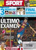 Portada diario Sport del 11 de Agosto de 2012