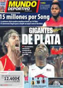 Portada Mundo Deportivo del 13 de Agosto de 2012