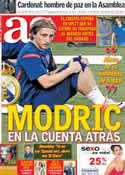 Portada diario AS del 14 de Agosto de 2012