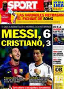 Portada diario Sport del 17 de Agosto de 2012