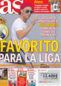 Portada diario AS del 18 de Agosto de 2012